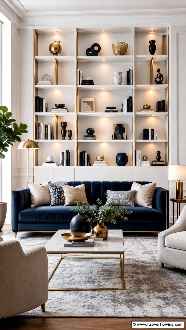 Curated Collection Highlights - 30 Creative Bookshelf Decor Ideas for Organized Living Spaces