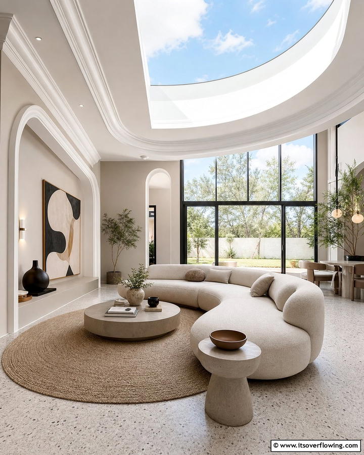 Curved Architectural Molding - 30 Wall Molding Ideas to Elevate Your Interior Design