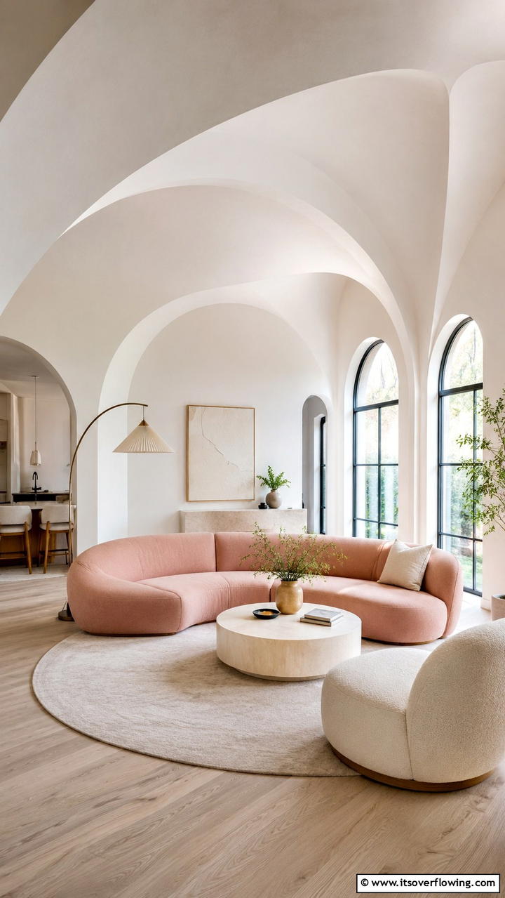 Curved Ceiling Designs - 21 Dramatic Vaulted Ceiling Ideas to Enhance Living Spaces