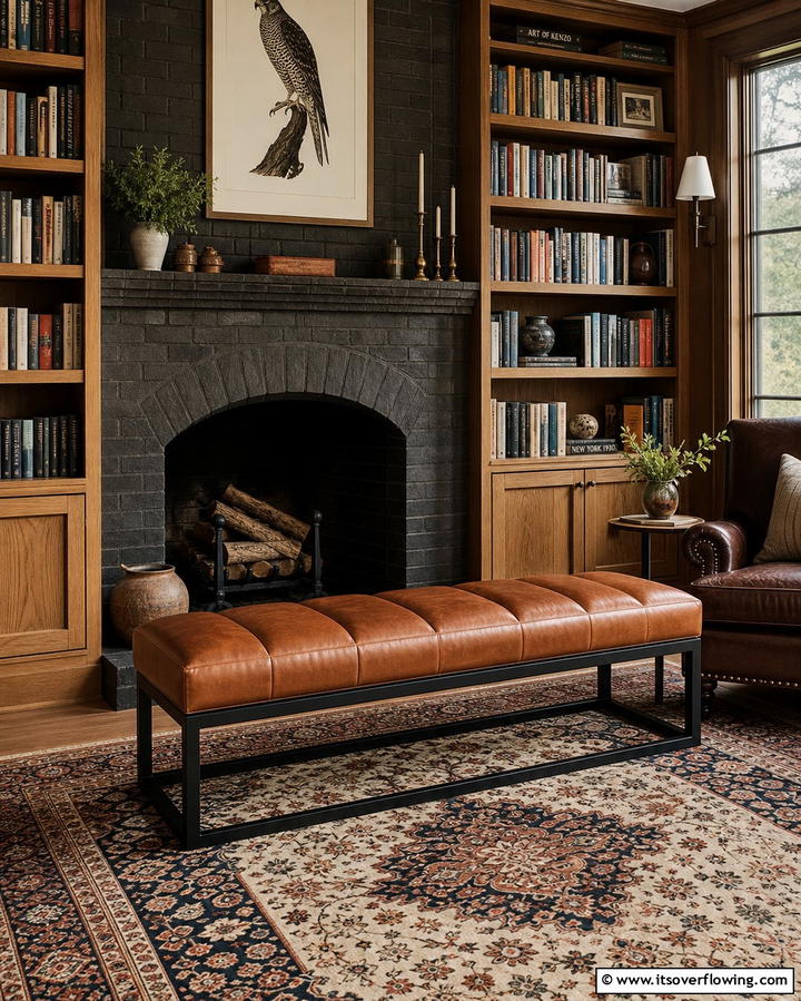 Curved Fireplace Bench - 25 Fireplace Bench Ideas for Functional and Stylish Seating