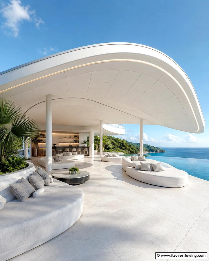 Curved Gable Roof Design - 25 Gable Patio Roof Design Ideas for a Stylish Outdoor Space