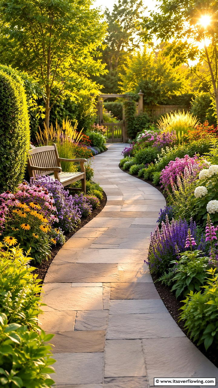 Curved Garden Walkway - 21 Inviting Walkway Ideas to Enhance Your Outdoor Space