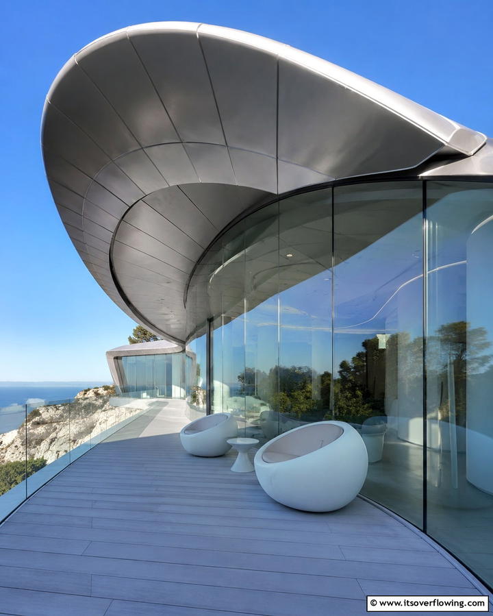 Curved Metal Roofs for a Contemporary Edge - 25 Metal Roof Porch Design Ideas for a Durable Space