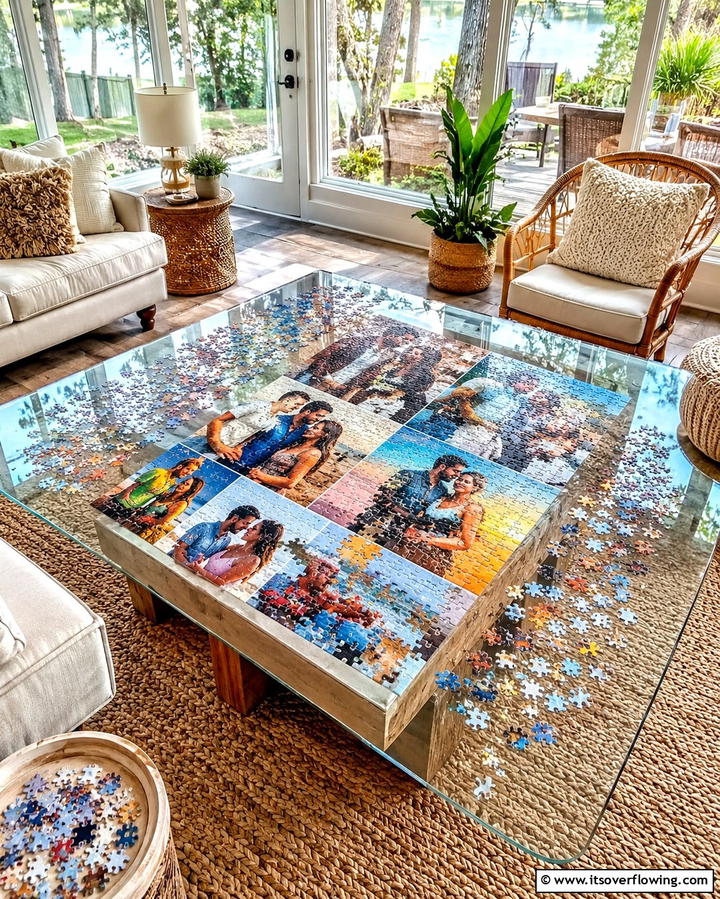 Custom Anniversary Puzzle Challenge - 30 50th Wedding Anniversary Ideas for Golden Love