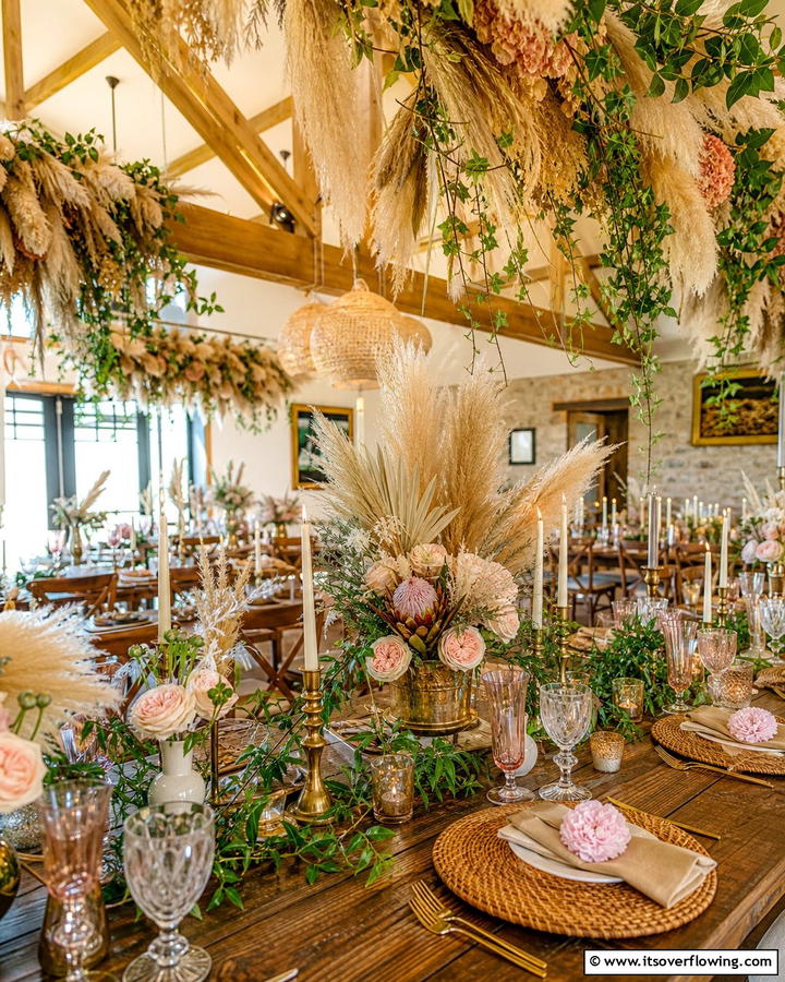 Custom Bohemian Centerpieces - 21 Boho Wedding Ideas for a Free-Spirited Celebration