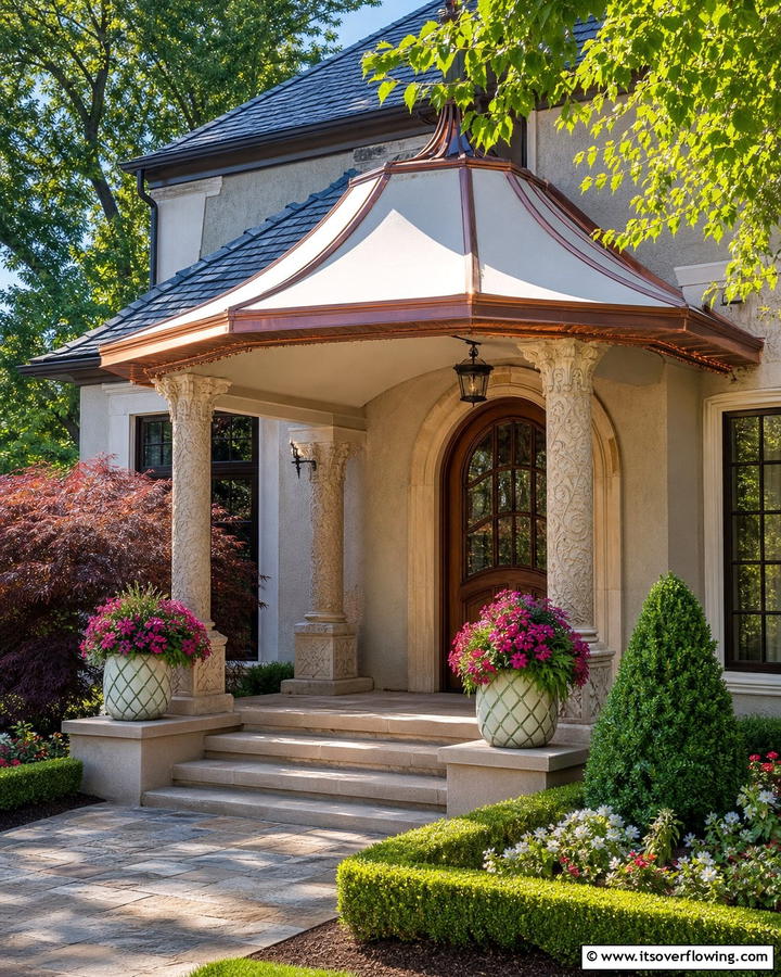 Custom Built Awning - 20 Front Porch Awning Ideas to Enhance Your Home
