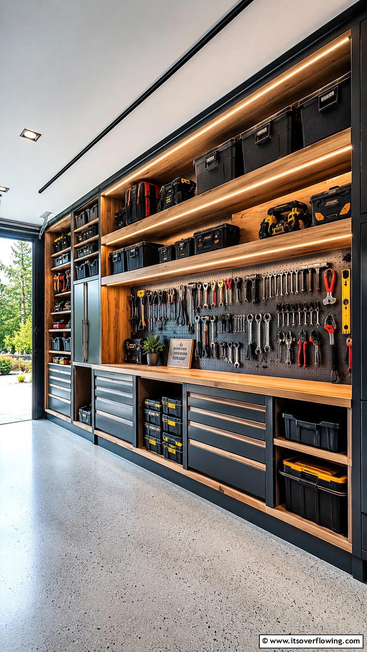 Custom Built Shelves - 30 Garage Shelving Ideas for Clutter-Free Storage