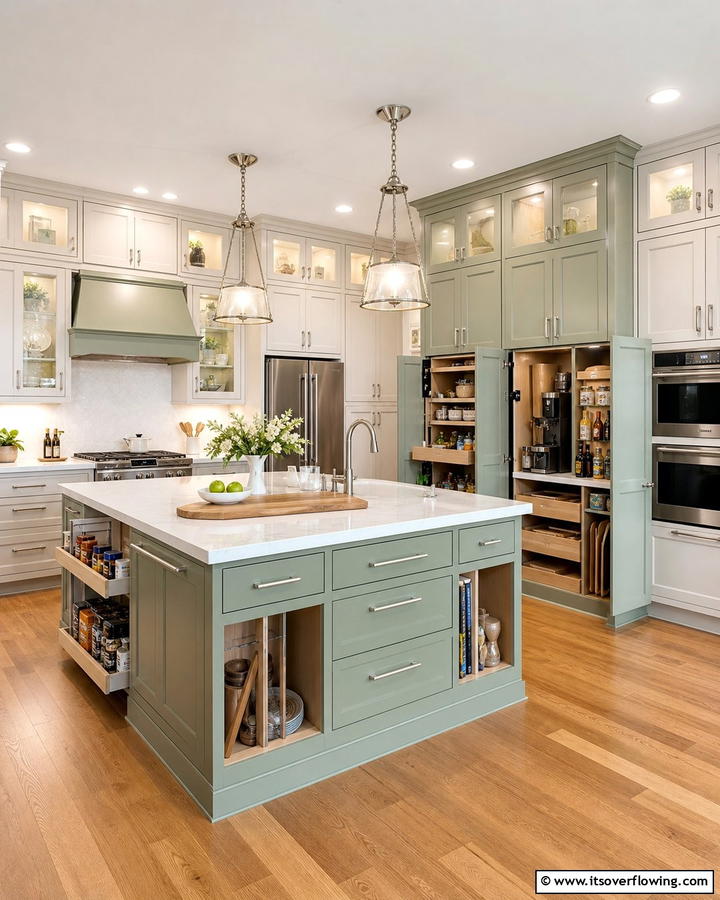Custom Cabinet Innovations - 21 Kitchen Design Ideas to Maximize Function and Aesthetics