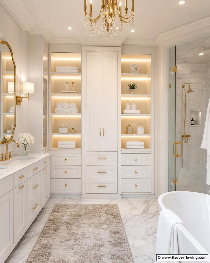 Custom Cabinetry Solutions - 21 Clever Bathroom Storage Ideas to Maximize Space and Style