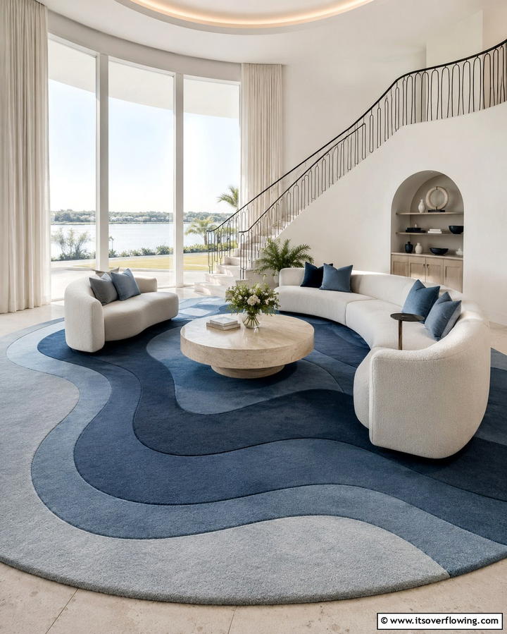 Custom Carpets for a Personalized Touch - 25 Living Room Carpet Ideas for Cozy Comfort