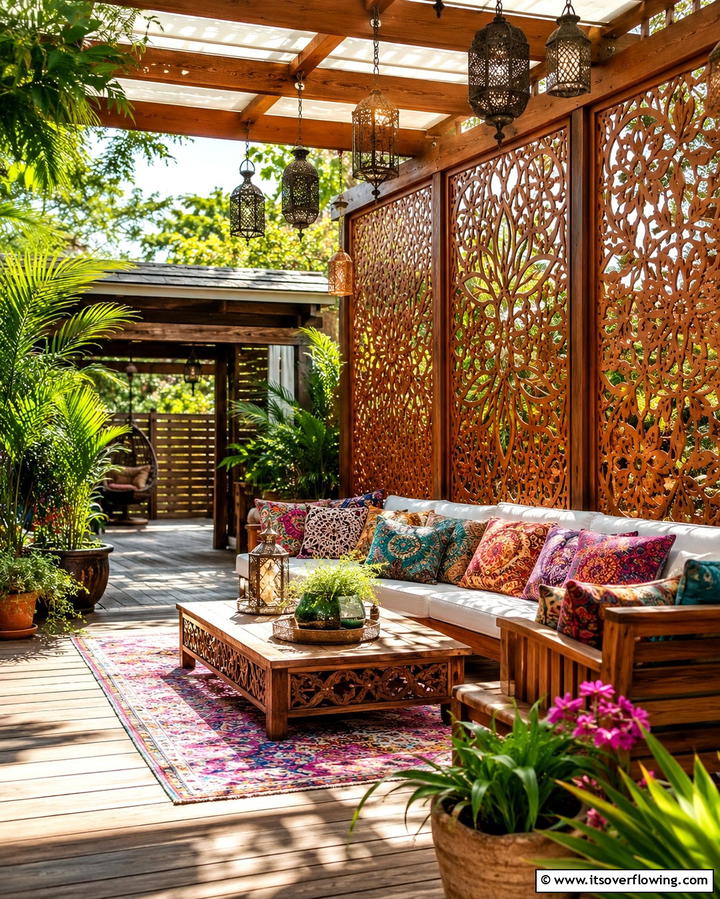 Custom Cut Lattice Designs for Personalization - 25 Innovative Deck Lattice Ideas to Enhance Outdoor Spaces
