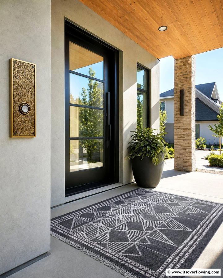Custom Doorbell Covers - 25 Front Door Decor Ideas to Welcome Guests in Style