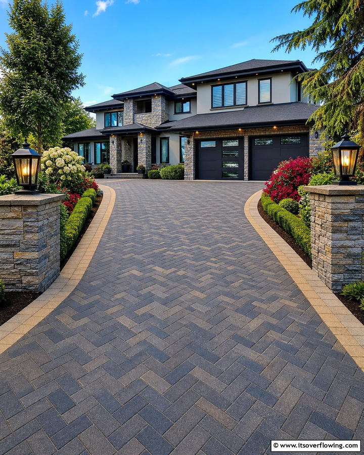 Custom Driveway Design - 21 Hardscape Ideas to Revamp Your Outdoor Spaces