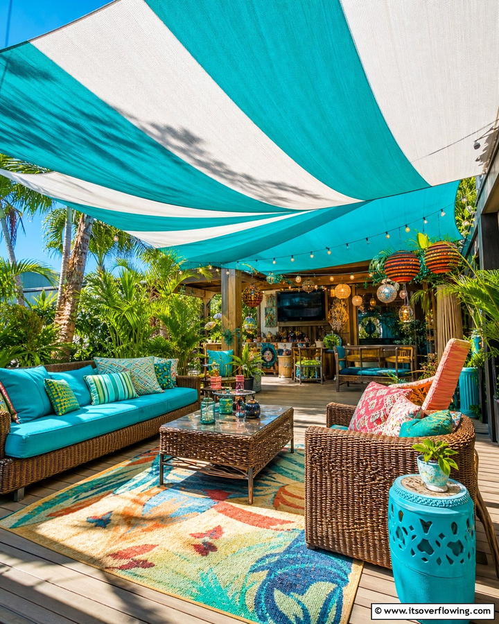 Custom Fabric Canopies for Flexible Shelter - 21 Patio Privacy Solutions for Secluded Outdoor Relaxation