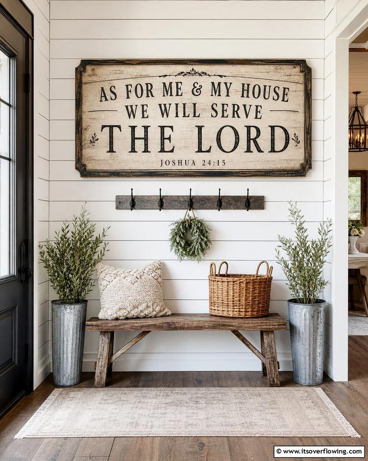 Custom Farmhouse Signage - 21 Farmhouse Wall Decor Ideas for Rustic Charm and Warmth