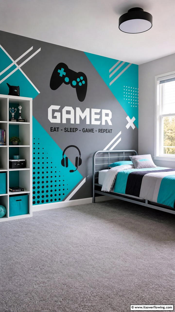 Custom Gaming Decals - 25 Gamer Girl Room Ideas for a Fun and Stylish Space