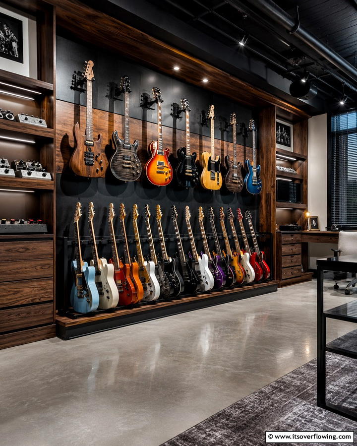 Custom Guitar Racks - 25 Guitar Room Ideas for Music Lovers