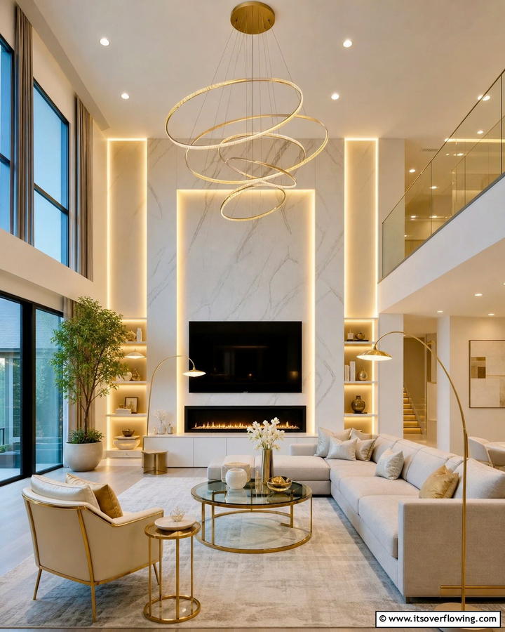 Custom Lighting Family Room - 21 Family Room Ideas for Comfortable and Functional Spaces