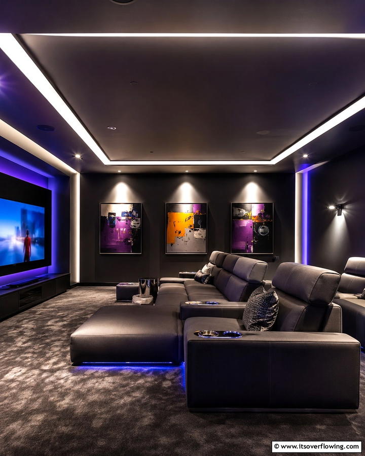 Custom Lighting for Atmosphere - 30 Sophisticated Cigar Room Designs for Luxurious Relaxation