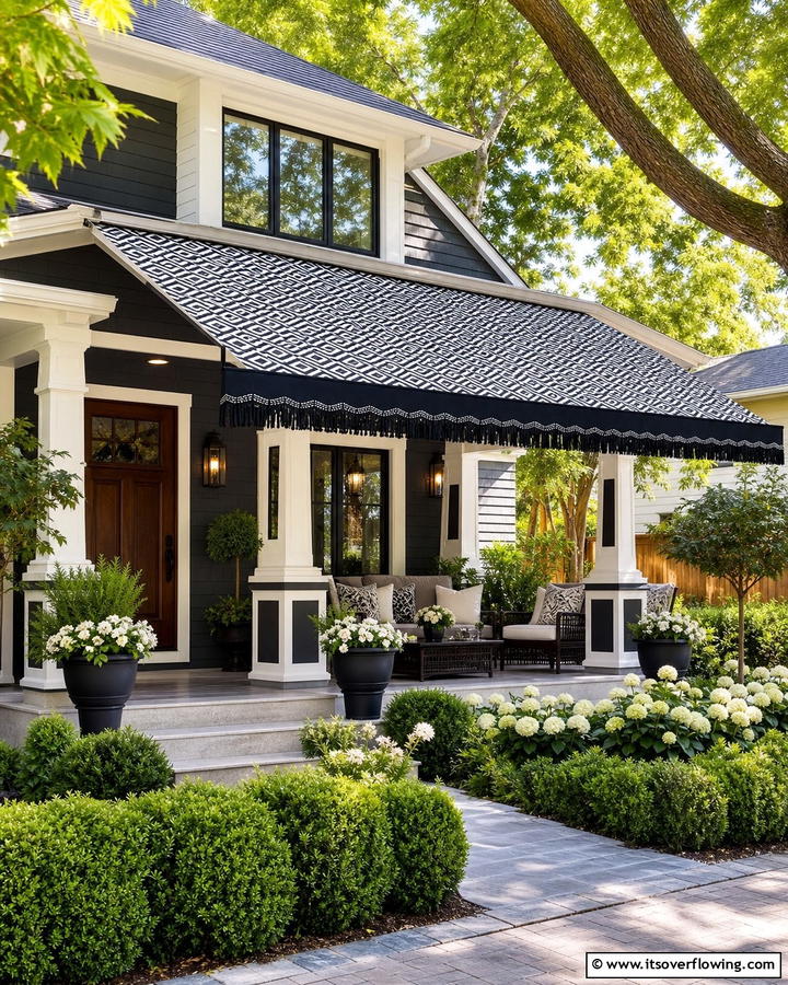 Custom Made Awnings - 20 Front Porch Awning Ideas to Enhance Your Home