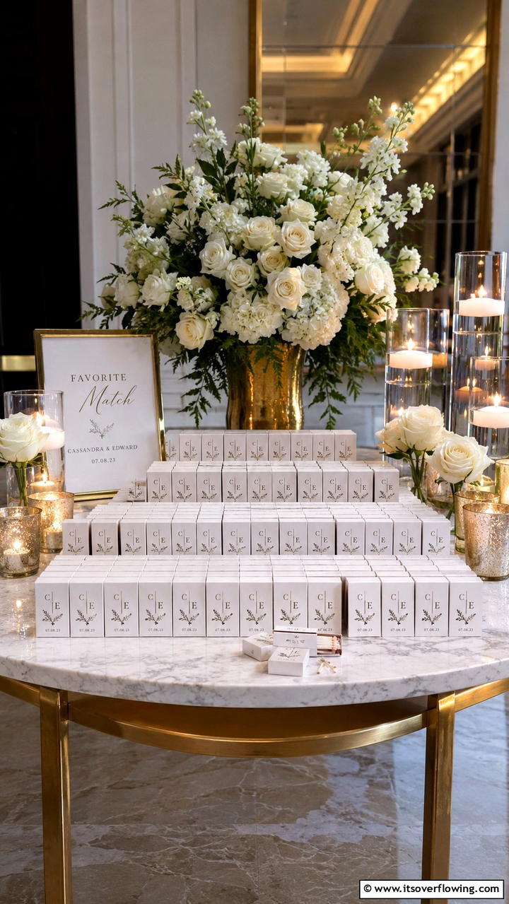 Custom Matchboxes - 21 Thoughtful Wedding Favors Ideas Your Guests Will Love