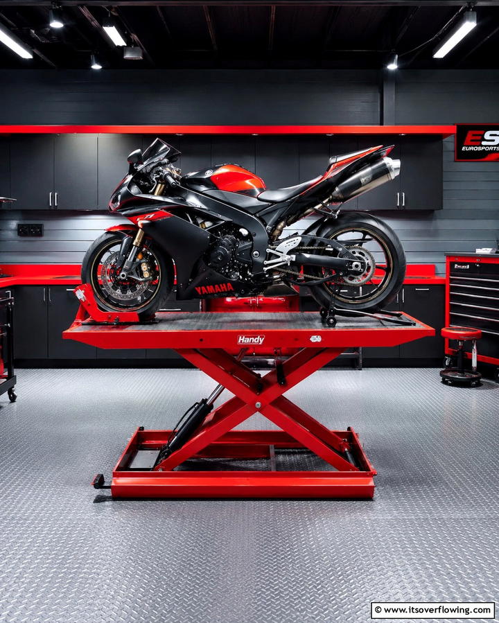 Custom Motorcycle Lift - 25 Motorcycle Garage Ideas for Bike Enthusiasts