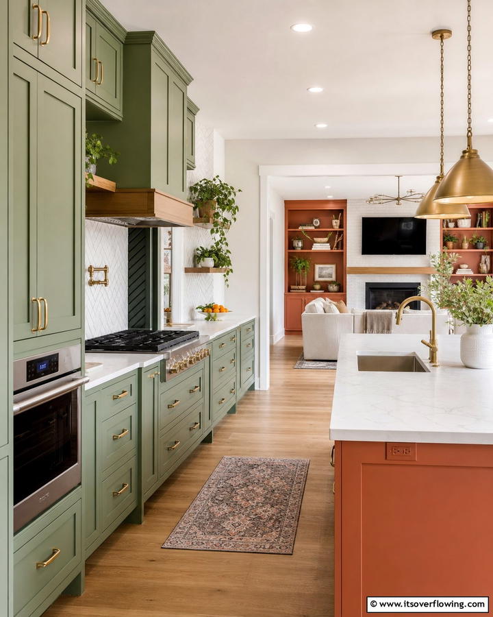 Custom Painted Cabinetry - 21 Floor to Ceiling Cabinets Ideas for Modern Home Storage