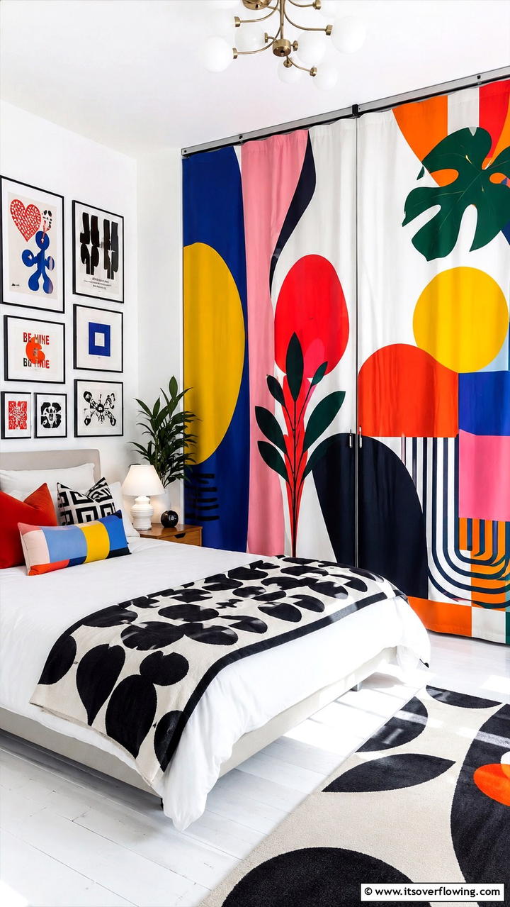 Custom Printed Personalization - 30 Closet Curtain Ideas for Stylish and Practical Storage