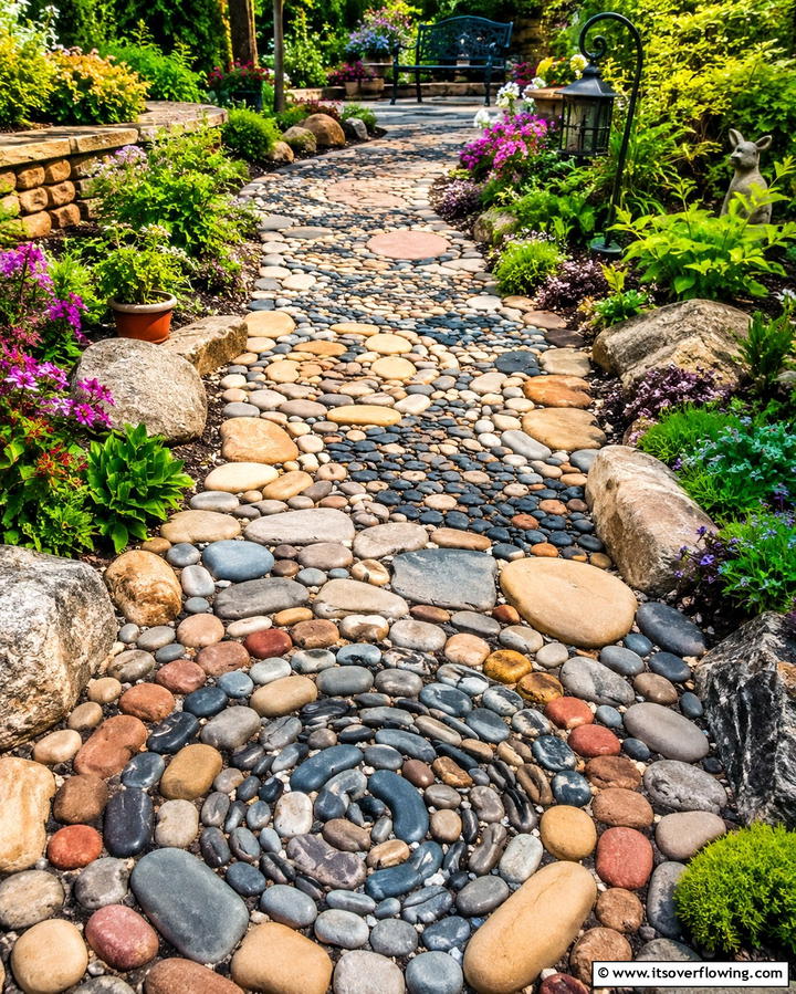 Custom Rock Walkway - 30 Rock Walkway Ideas to Elevate Your Garden Design