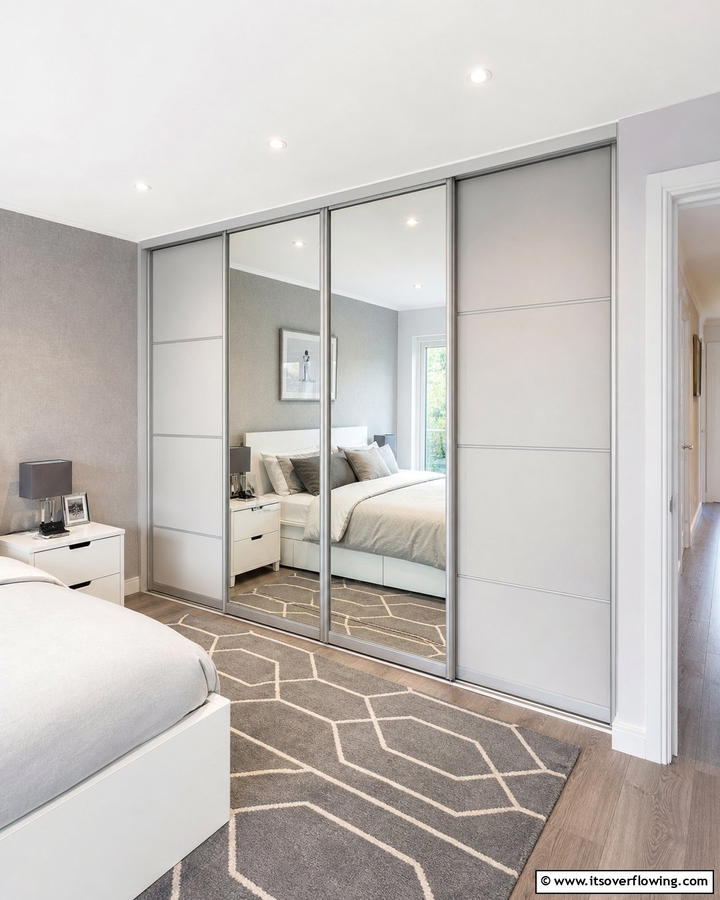 Custom Sliding Doors - 21 Space-Saving Built-In Wardrobe Ideas for Organized Homes