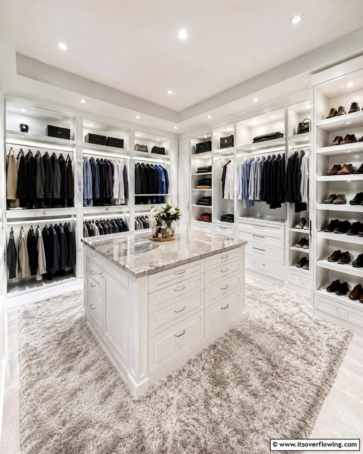 Custom Walk In ClosetsOne - 25 Penthouse Design Ideas for a Luxurious Urban Retreat