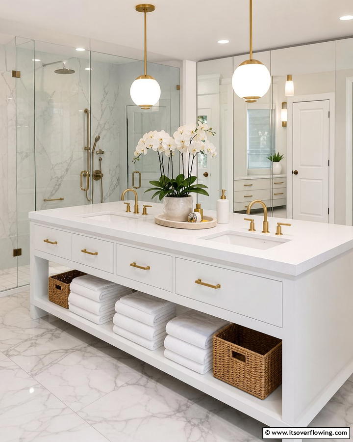 Customizable Bathroom Islands - 21 Modern Bathroom Decor Ideas for a Sleek Sanctuary