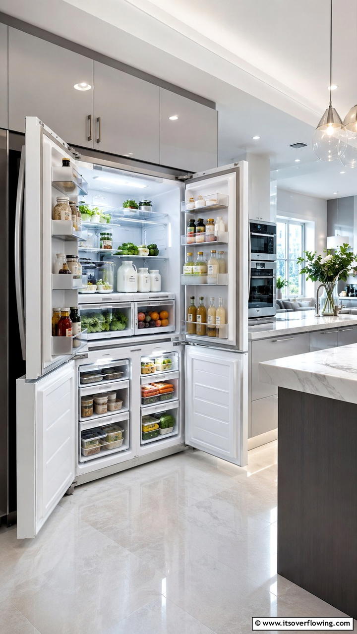 Customizable Compartments - 30 Fridge Organization Ideas for Efficient Storage