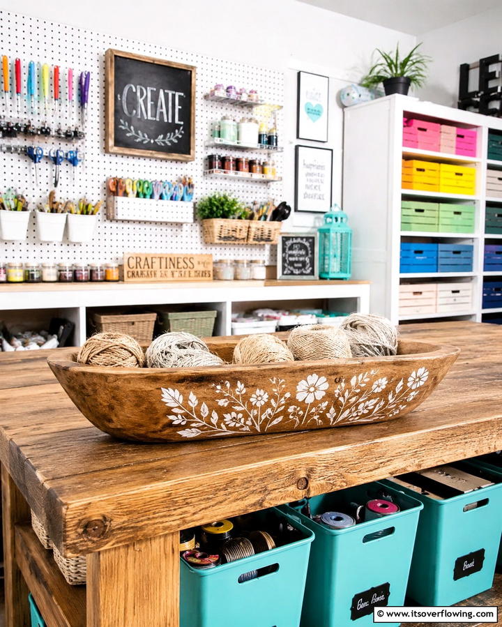 Customizable DIY Dough Bowl Decor - 30 Rustic Dough Bowl Decor Concepts for Farmhouse-Inspired Homes