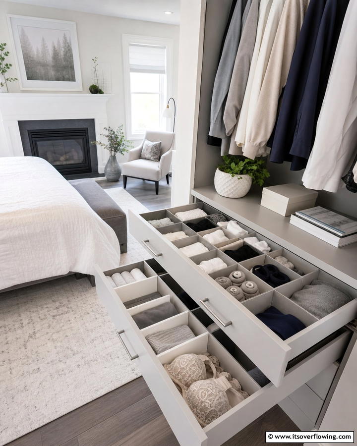 Customizable Drawer Dividers - 21 Smart Clothes Storage Ideas to Declutter Your Home