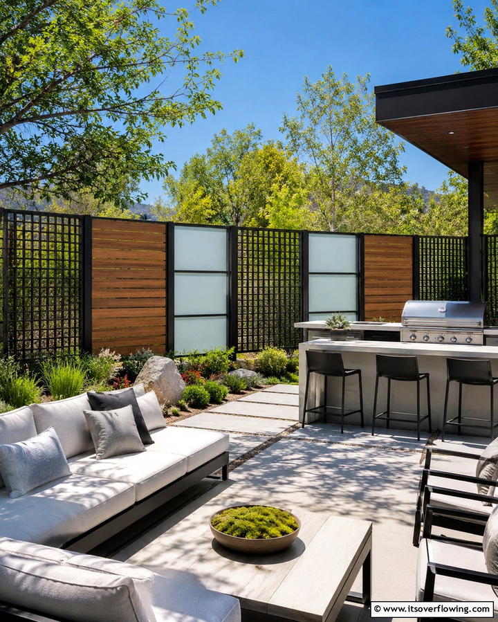 Customizable Modular Fence Panels - 30 Decorative Fence Ideas to Enhance Your Yard’s Aesthetic