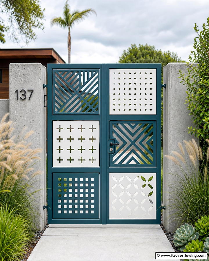 Customizable Modular Gate - 30 Garden Gate Ideas- Charming Entrances & DIY Projects