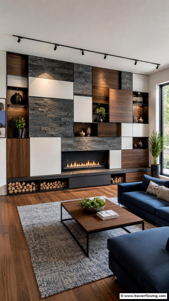 Customizable Modular Hearth Design - 30 Fireplace Hearth Ideas to Elevate Your Living Room