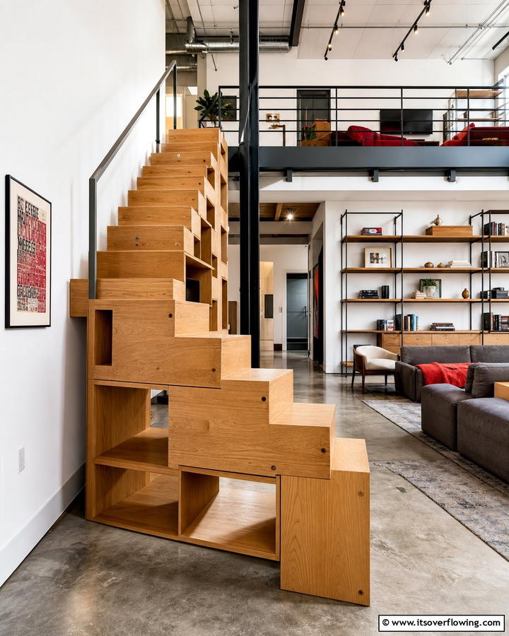 Customizable Modular Steps - 30 Wooden Staircase Ideas for Modern and Rustic Homes