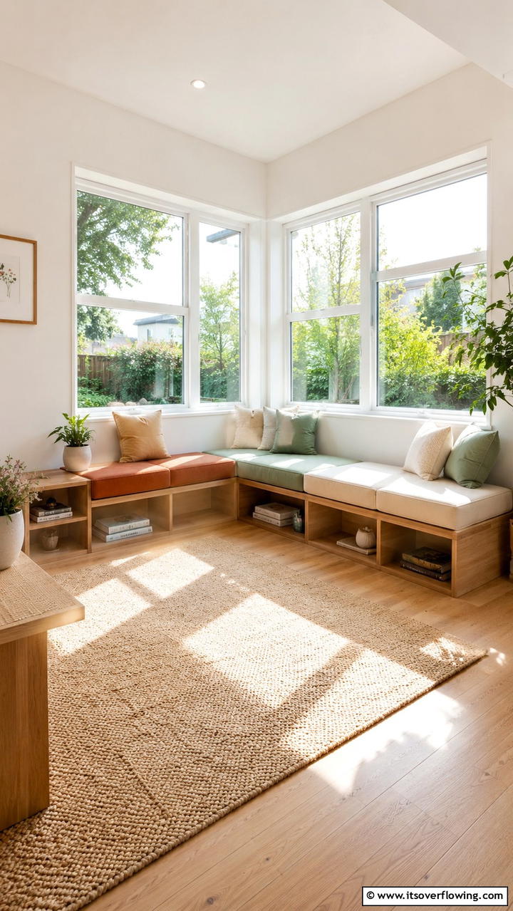 Customizable Modular Window Nook - 21 Cozy Window Seat Ideas for Reading Nooks and Storage