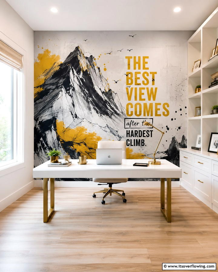 Customizable Office Murals - 30 Office Wallpaper Ideas for a Productive Workspace