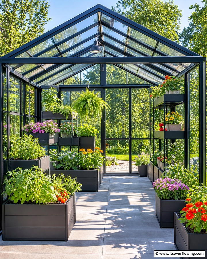 Customizable Planter Greenhouse - 21 Greenhouse Ideas to Nurture Plants Year-Round