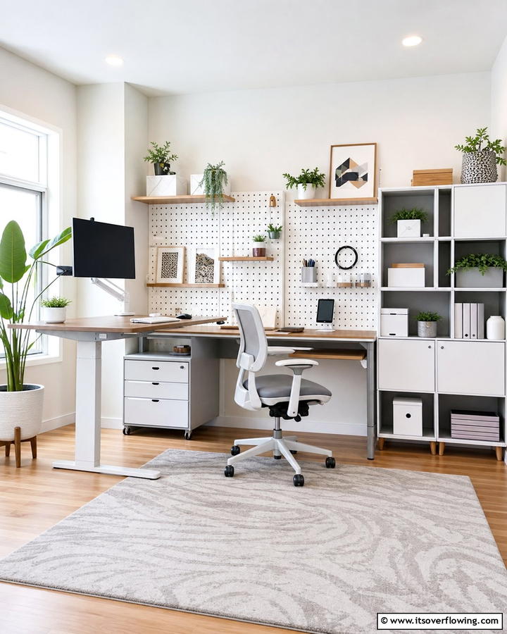 Customizable Workstations - 21 Modern Home Office Ideas for Productivity & Style
