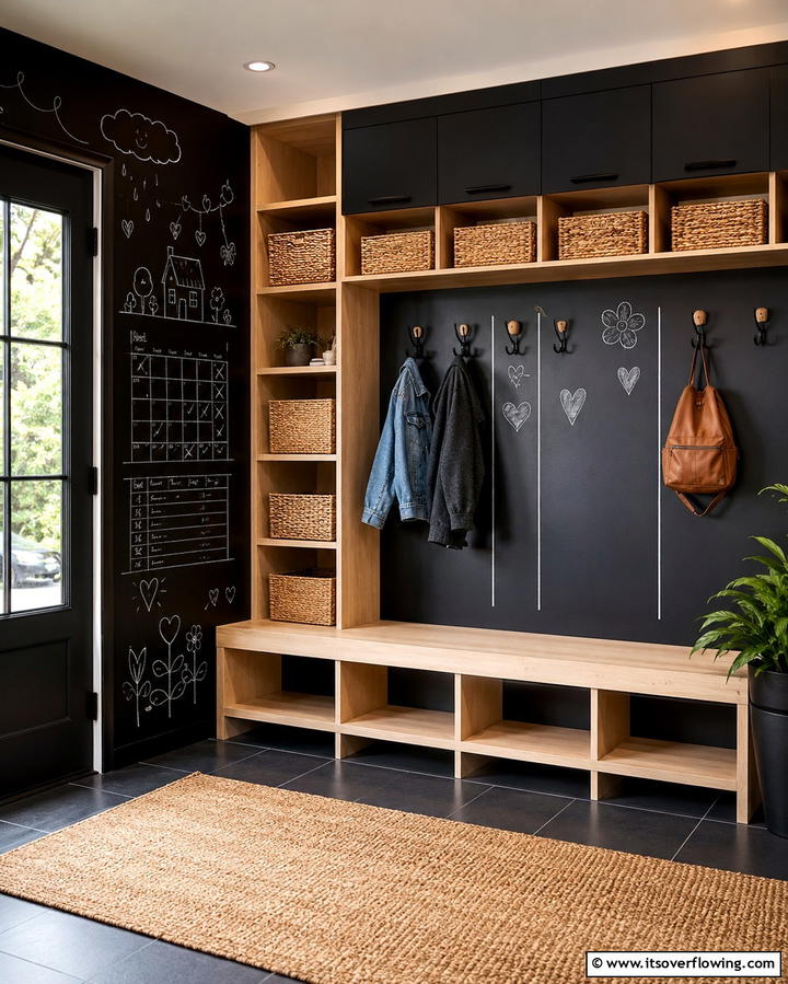 Customized Chalkboard Wall - 30 Locker Decor Ideas- Organize with Style at Home