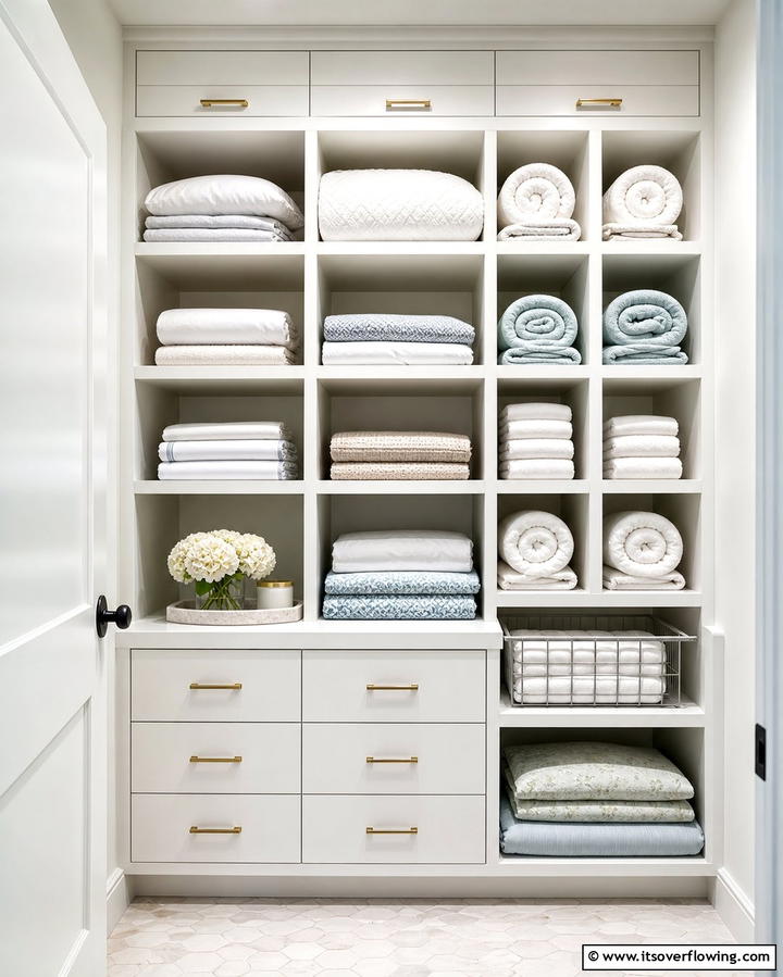 Customized Closet Inserts - 30 Linen Closet Organization Ideas for Maximized Storage