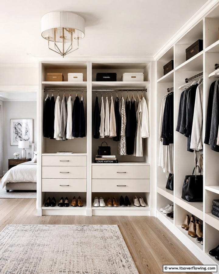 Customized Closet Solutions - 30 Minimalist Clean Girl Room Ideas for a Clutter-Free Space