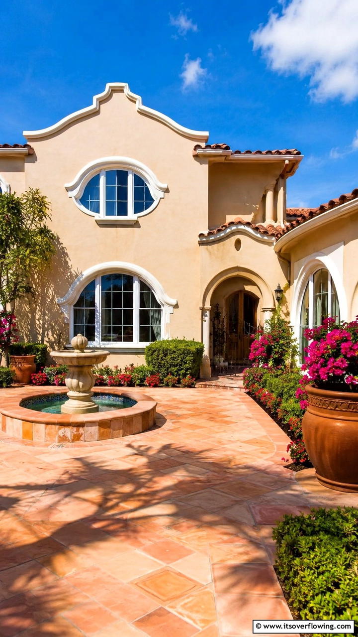 Customized Curved Accent Trim - 30 Exterior Window Trim Ideas to Enhance Curb Appeal