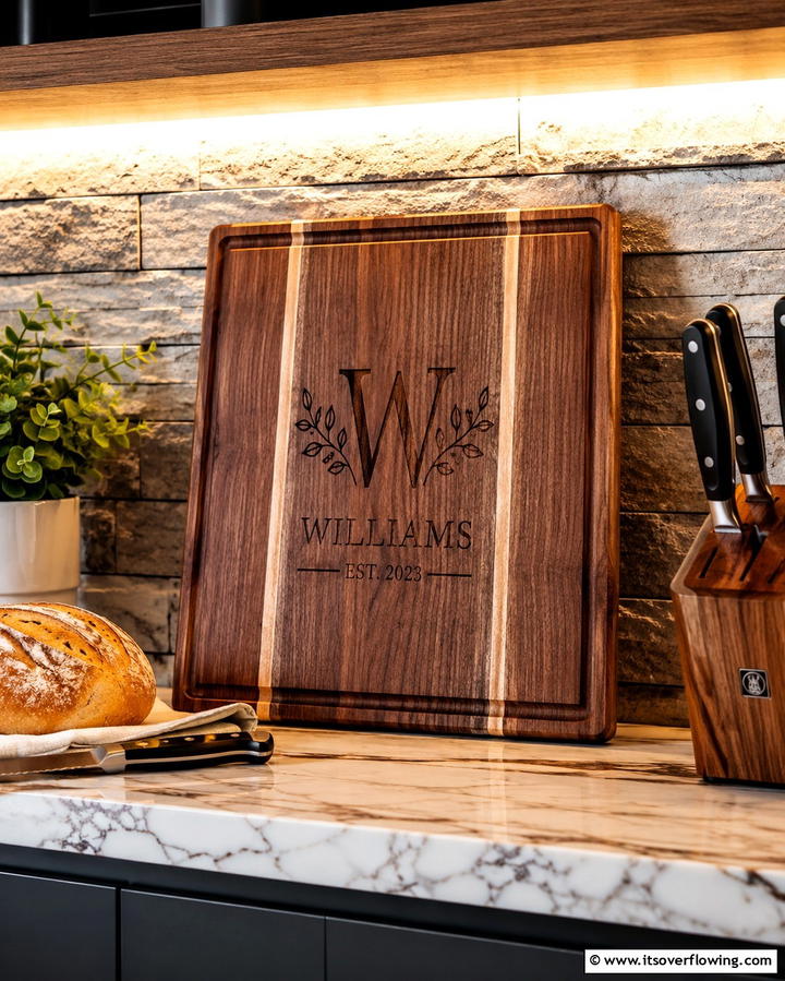 Customized Cutting Board - 30 Last Minute Wedding Gift Ideas They’ll Actually Use