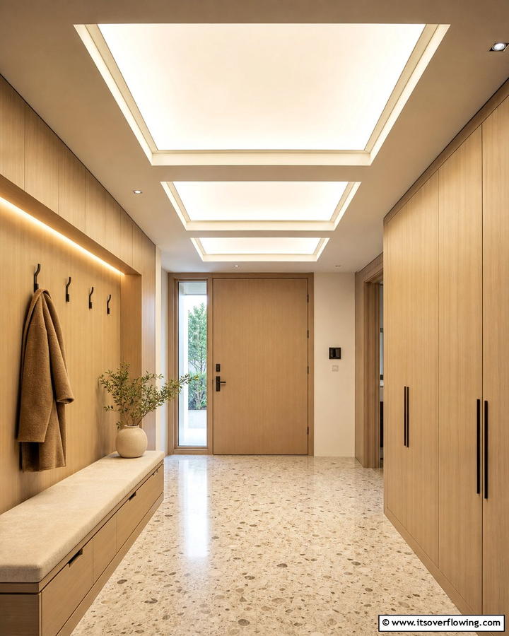 Customized Dim Lighting Panels - 21 Entryway Lighting Ideas to Brighten Your Foyer