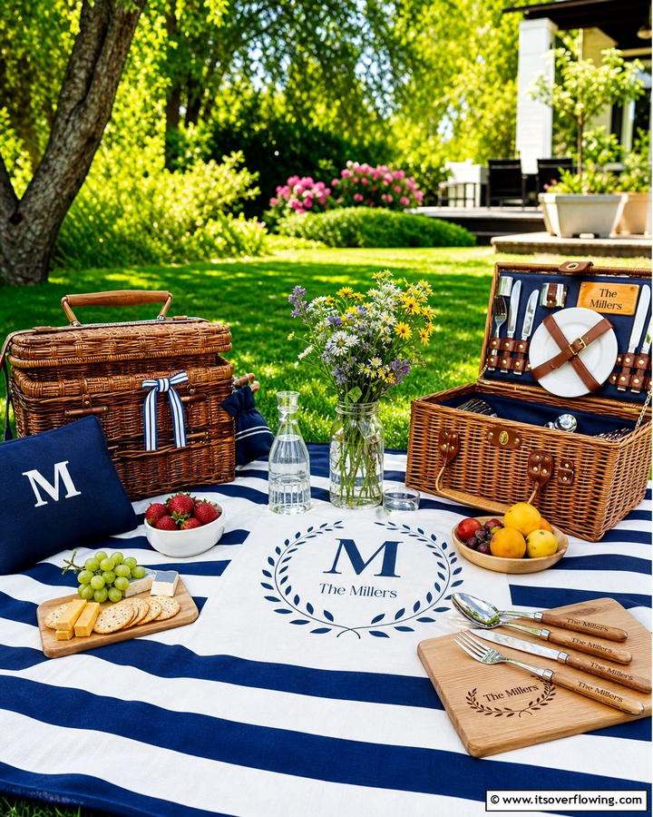 Customized Family Picnic Set - 21 Thoughtful Family Gift Ideas for Every Occasion